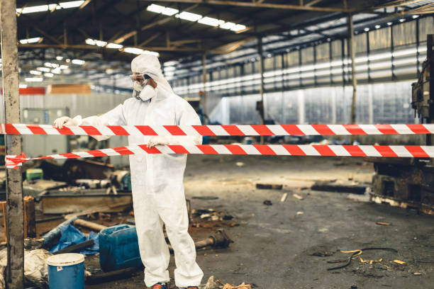 Professional Biohazard technician working in Canton, OH